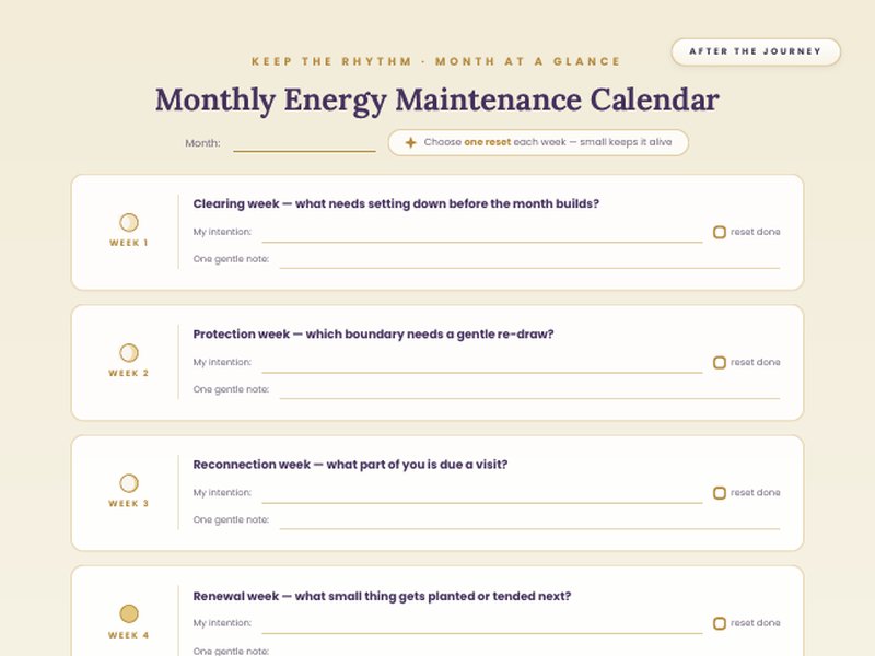 The Full Limpia Experience worksheet preview